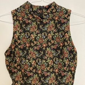 Floral Tapestry Dress